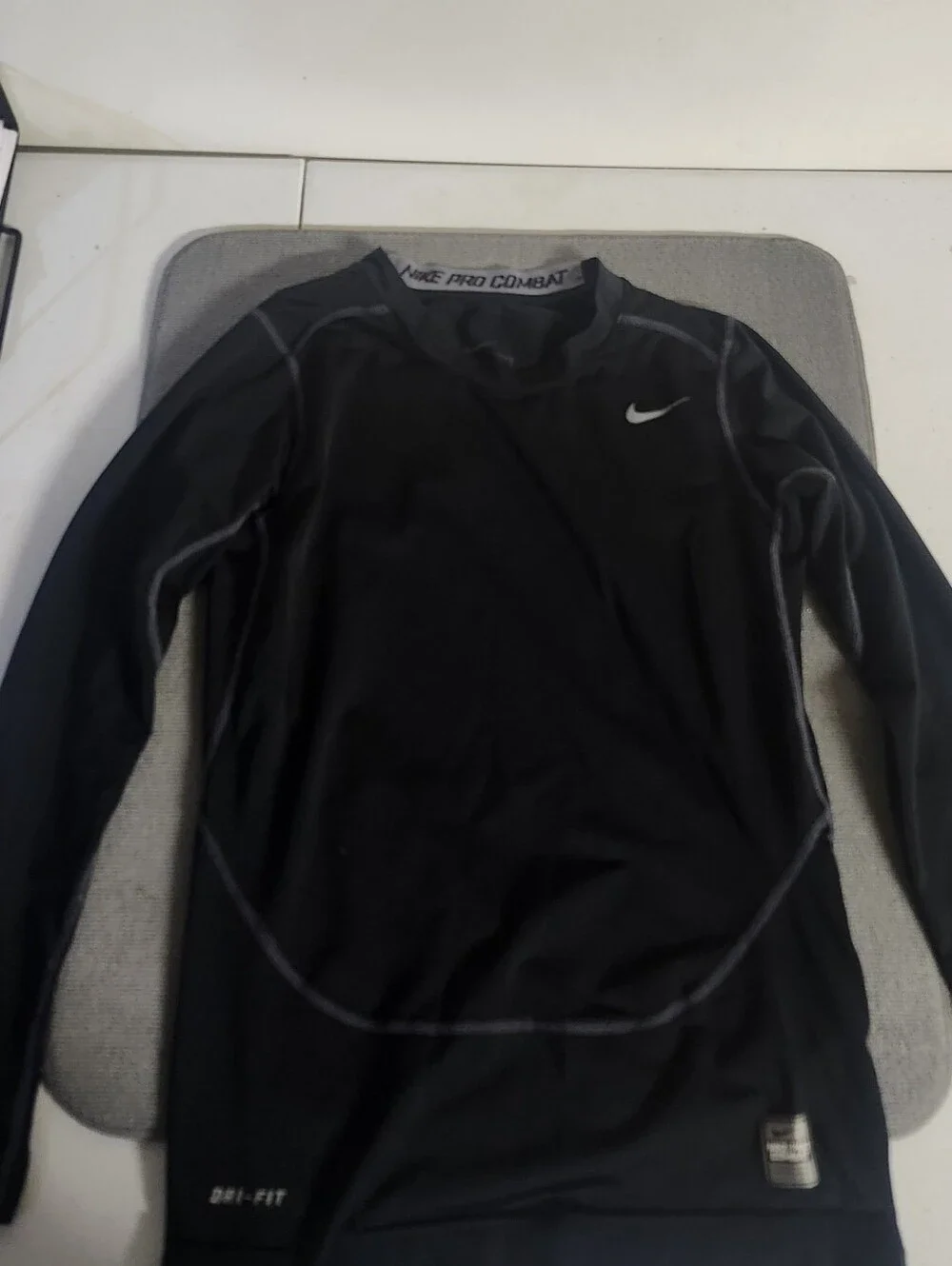 Nike Black Boys Dri Fit Longsleeve